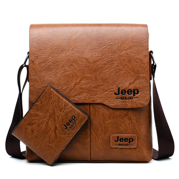 Shoulder Bag Couro Jeep + Carteira de BRINDE